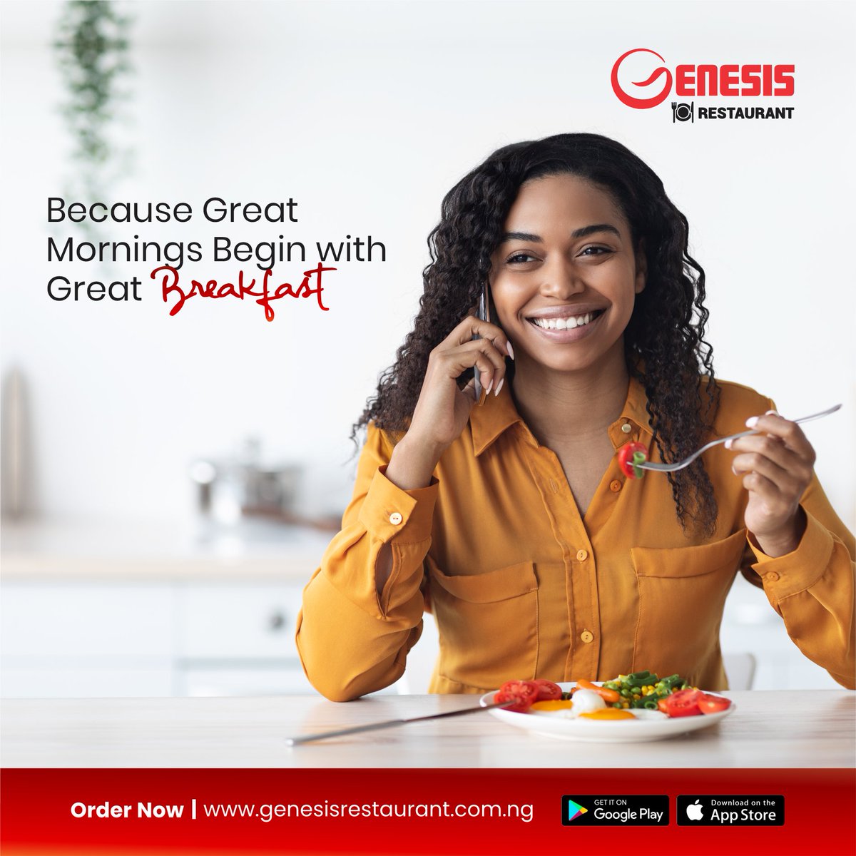 Genesisrestng's tweet photo. Steer up your week to a positive start with any of our breakfast menu. 

Simply order via https://t.co/aXGxRTj86c 

Or visit the closest outlet to you.

#GenesisRestaurant #breakfastwithgenesis #breakfast #healthyfood #salad https://t.co/AlPNIF6flT