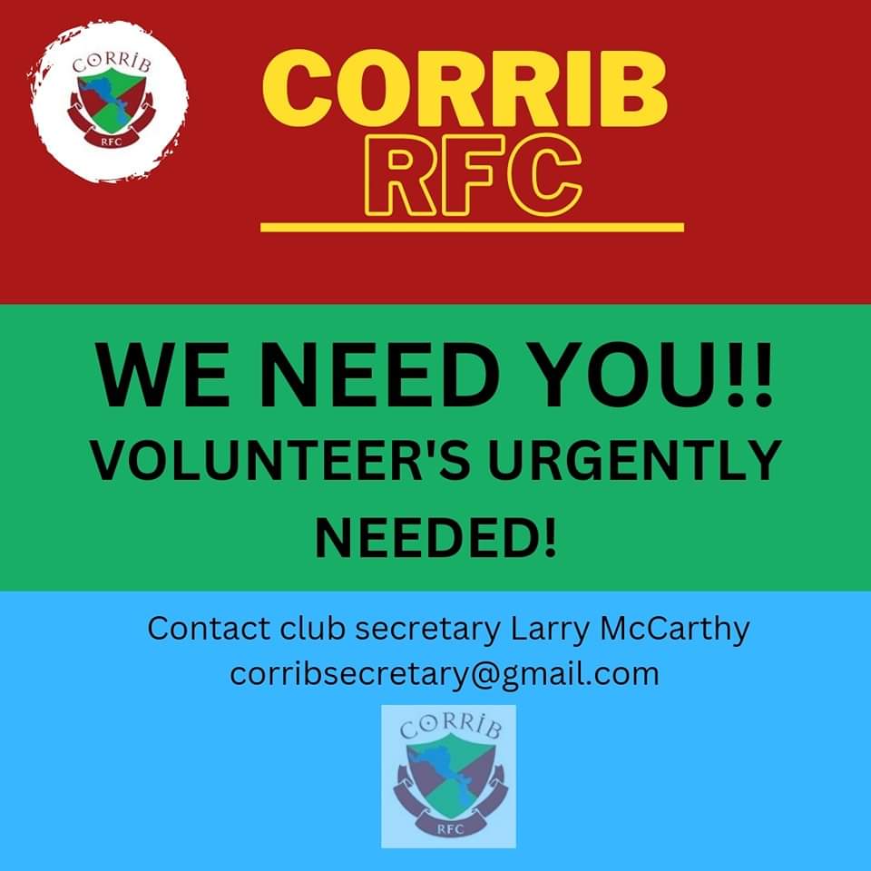rfc_corrib's tweet photo. Following the generosity from the community we are ready to kick off this season.
However, We need help from members of the community for administrative positions. No knowledge of rugby required.
Just a couple hours per week, it would make a big difference.
#community #CorribRFC https://t.co/OJdPU9yjhw