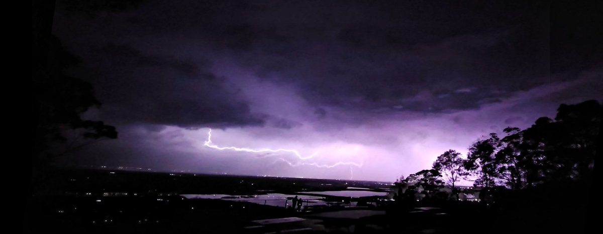#Lightning show towards Sydney 

<a href="/PenrithLakes/">PLDC</a> in the foreground
