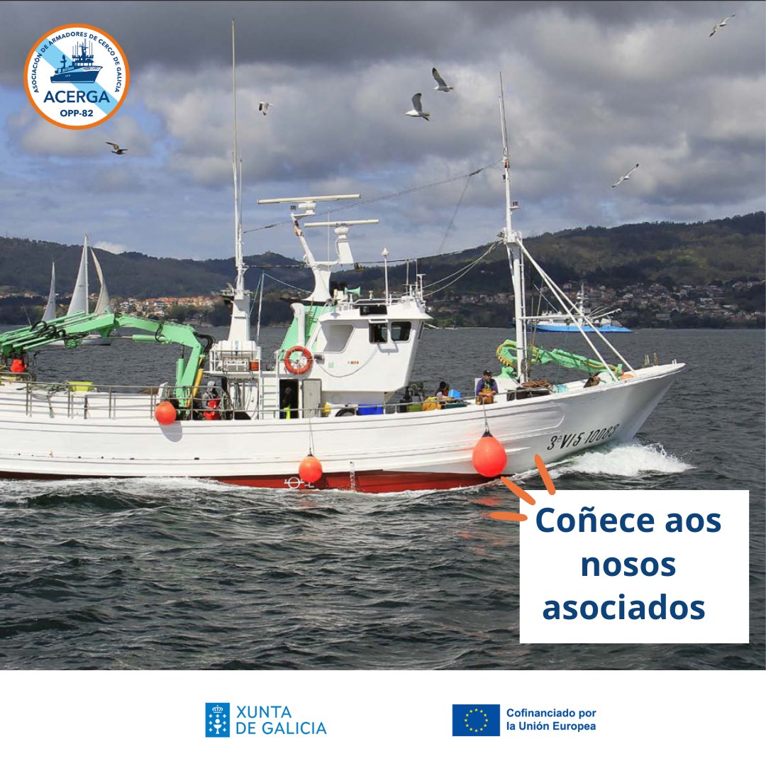 ACERGA_OPP82's tweet photo. ⚓️ Con porto base en #Vigo e folio 3ºVI-5-10083, o CHA VEIGA é un dos buques asociados de #ACERGA que faenan a diario para surtir aos mercados do mellor peixe azul.
Cando vaias mercar peixe busca o seu nome ou folio na etiqueta e asegúrate de mercar producto de ACERGA.
#Pesca https://t.co/lqjQxSIom6