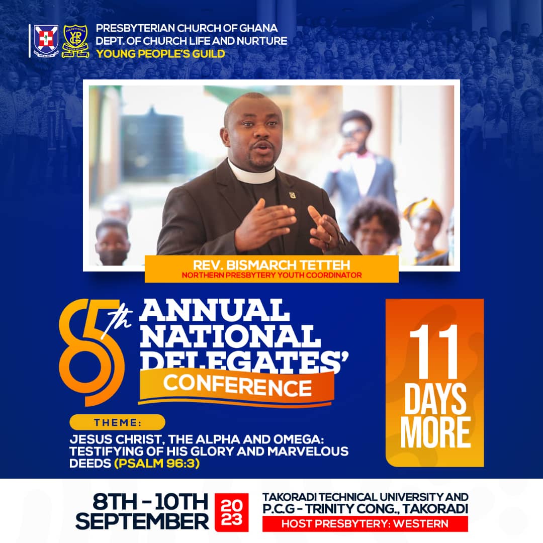 W_PresbyteryYpg's tweet image. COUNTDOWN - 11 DAYS MORE 

Unto the lord, we commit this year conference to, God's Grace is sufficient, Let's prepare ourselves adequately for the 85th ANDC

This year's conference is going to be Superb.

#westernpresbytery
#ANDC
#ServiceAllTheWay
#ToKnowHisWillAndToDoIt