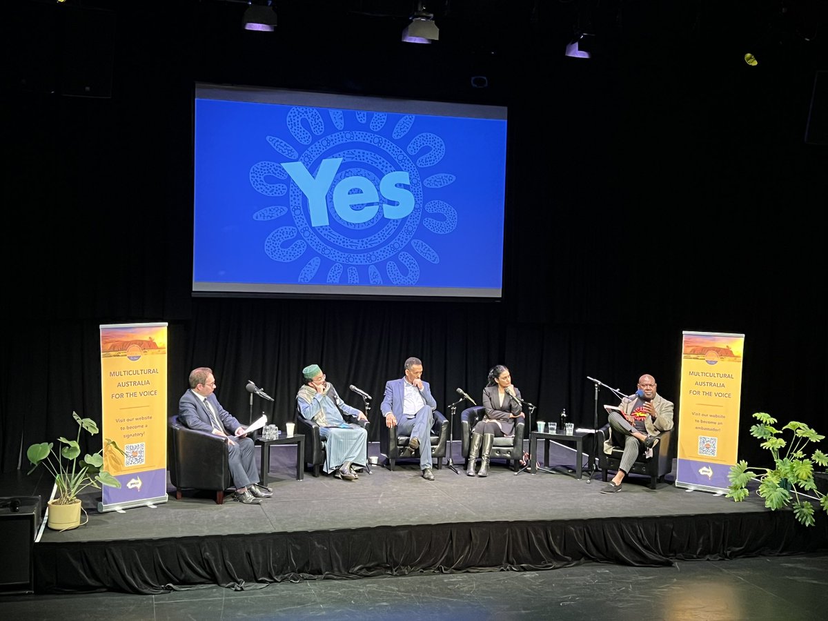 Wonderful to be part of the Inner West Community Forum on the Voice to Parliament. Such an important discussion of why voting Yes is the right thing to do. Thanks to @DanielMulinoMP for organising. 

<a href="/ethnicvic/">ECCV</a> @Katie_Footscray  <a href="/crsarahcarter/">Sarah Carter</a> <a href="/ShireenMorrisMs/">Shireen Morris</a>