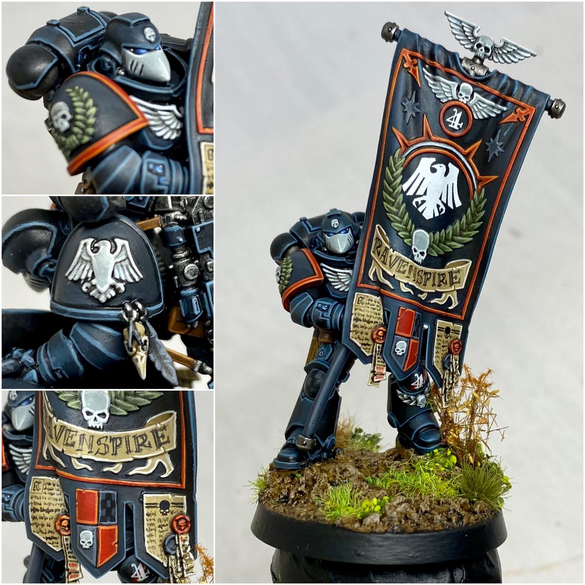 paintVplastic's tweet photo. One of my favourite Space Marines that I’ve painted. Did part of the helmet in white to try and make it look even more like a beak…
#WarhammerCommunity #RavenGuard #PaintingWarhammer #warhammer40k #MondayMorningMarines https://t.co/QKFGSX7pFF
