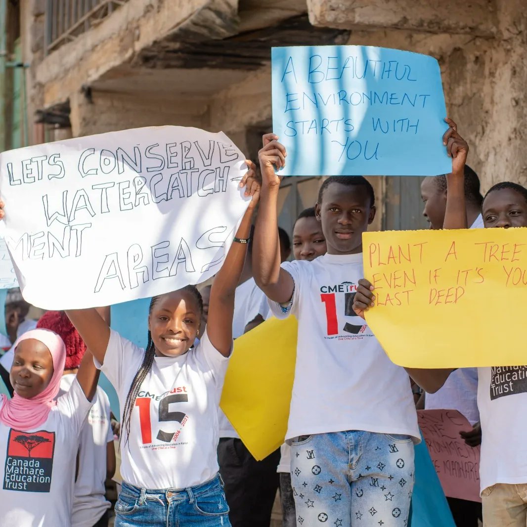 CMETrust's tweet image. On the last day of the #AugustHolidayProgram our High School Scholars did a Community Sensitization on importance of conserving the environment. They emphasised on simple things residents can do to create a cleaner &amp;amp; healthier #Mathare.

#CMETrustAt17 #SDG13  #COP28 #SDG12 #SDG7