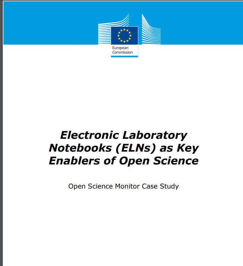 Milanes_guisado's tweet photo. Electronic Laboratory Notebook (ELNs).
Clave en la ciencia abierta y en la gestión de datos de investigación.
Siempre lo incluyo en los cursos de RDM @bibupo
Link: https://t.co/jUOFY4hb6Q
#datamanagement #RDM #ERNs #opnescience #cienciaabierta #OA https://t.co/YvpIcdJ1IK