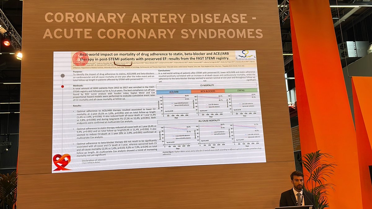 ABertu6's tweet photo. FAST-STEMI is on fire. Four oral presentations at #ESCCongress #ESCCongress2023 . 
Prepare your journals, we're coming.

Teaching optimal adherence to drugs after STEMI is the best treatment we can give to our patients, and it's completely free. https://t.co/am7q0vb9u2
