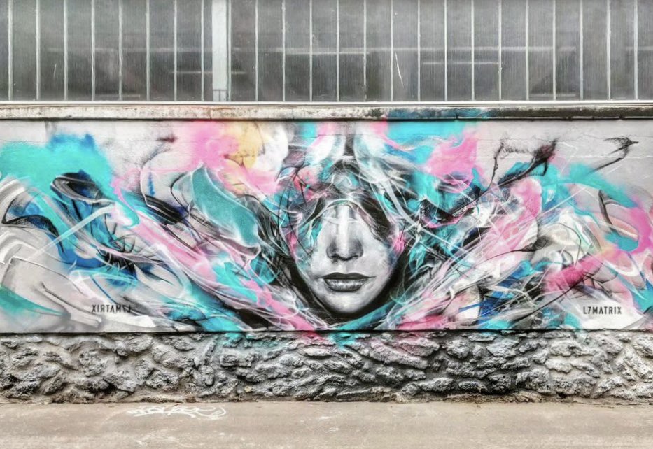HunterStreetart's tweet image. [#streetartparis19 / 📸 AOÛT 2023] Artwork by L7matrix, découvert dans le 19eme à #paris !
#l7matrix #streetart #graffiti #urbanart