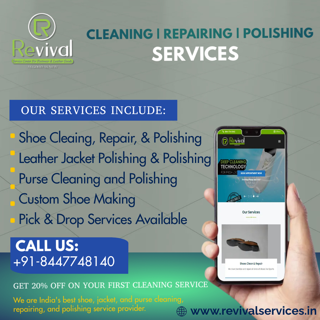 LaundryRevival's tweet photo. Are you looking for the best #shoe, #purse, and #jacket #cleaning and #repairing services? Then contact us at once and get up to 20% off for cleaning and repairing #services.
🌐 https://t.co/R8PqaiEZLj
#shoe  #upto20%off #story #fashionstyle  #lifestyle #shoecare #fashion #shoe https://t.co/p0KVkhhv9j