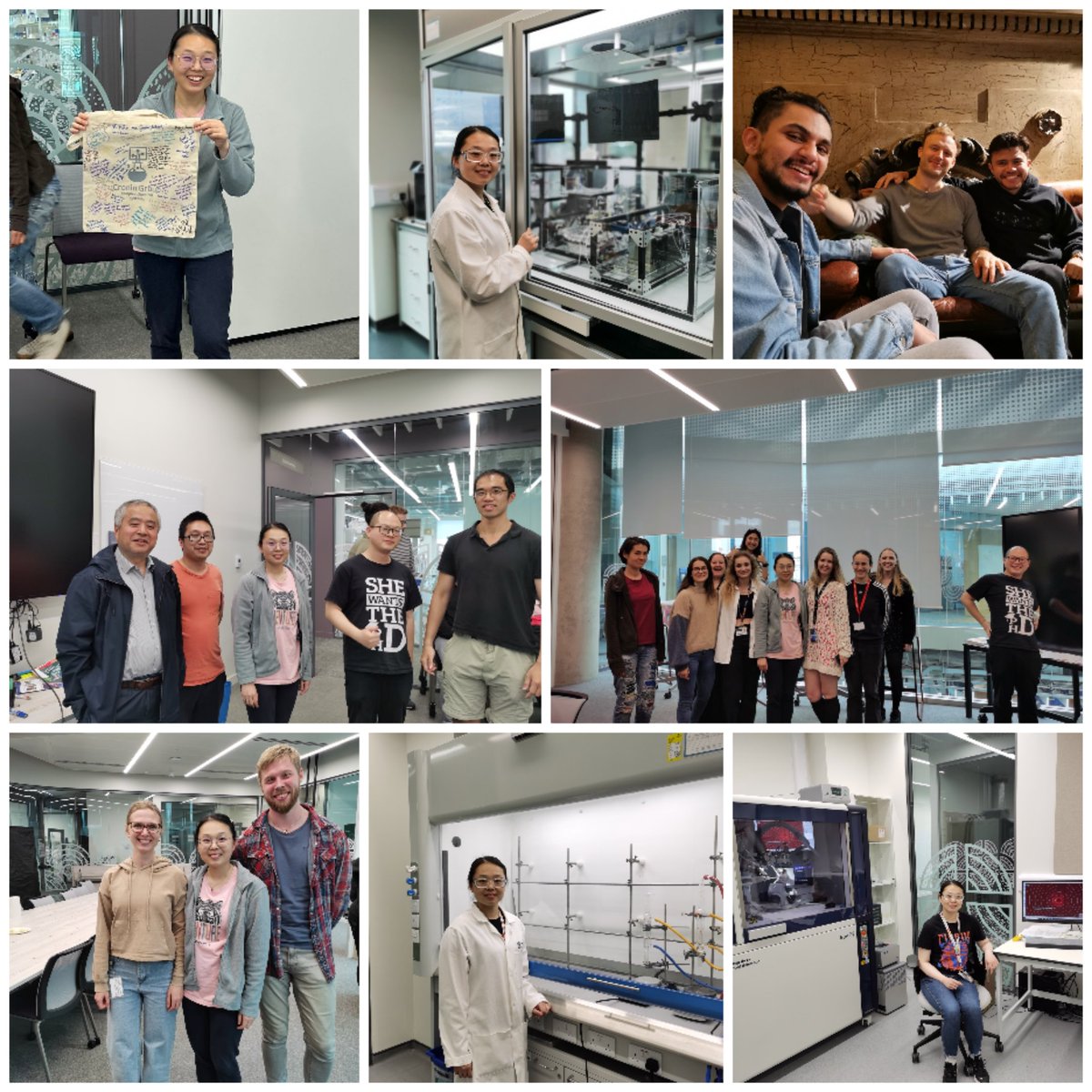Today is my last day in Scotland. Just want to say goodbye to our lovely people and amazing lab in Cronin Group.<a href="/leecronin/">Prof. Lee Cronin</a> <a href="/CroninLab/">CroninLab</a>
It's been so nice working with you in our group for this past year. All the best to your future adventures!