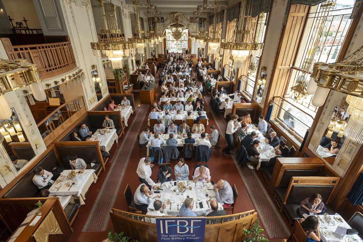 IFBFFlowBattery's tweet image. Two months ago we had our conference in Prague 🇨🇿. What was your favorite moment of the International #FlowBattery Forum #IFBF2023?