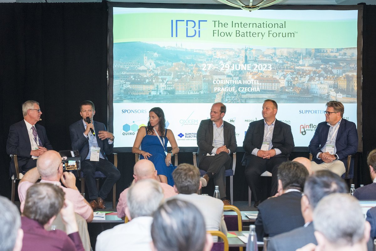 IFBFFlowBattery's tweet image. Two months ago we had our conference in Prague 🇨🇿. What was your favorite moment of the International #FlowBattery Forum #IFBF2023?