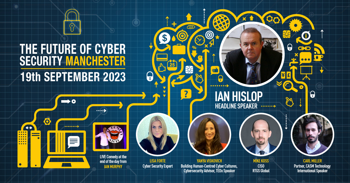 cybernewsgroup's tweet photo. The Future Of Cyber Security Conference has a handful of Free VIP Places
Headlining: Ian Hislop - Have I got News For You
Booking your ticket: https://t.co/OS1TfIKLxY https://t.co/MZqo5Eewyd