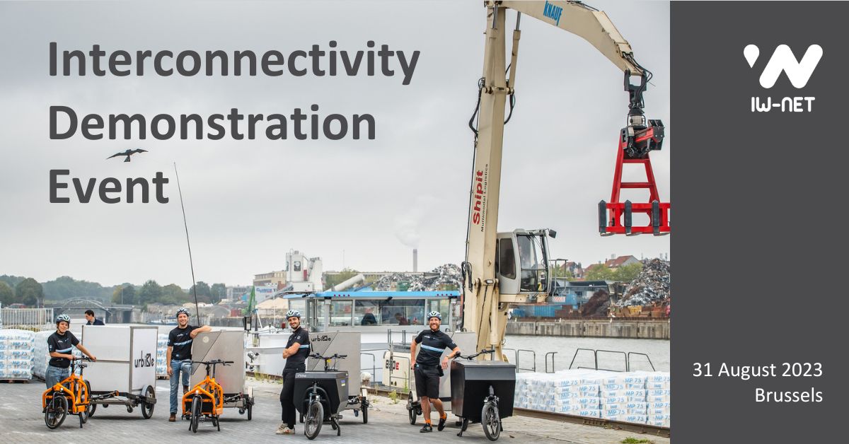 📢 Join the IW-NET team on 𝟯𝟭 𝗔𝘂𝗴𝘂𝘀𝘁 in the BCCC (𝗕𝗿𝘂𝘀𝘀𝗲𝗹𝘀) for an IW-NET 𝗱𝗲𝗺𝗼𝗻𝘀𝘁𝗿𝗮𝘁𝗶𝗼𝗻 𝗲𝘃𝗲𝗻𝘁.
In the programme: Inland Zulu vessel; "Bicy-Lift" system &amp; containers for Cargo-bikes; Shore power installation, ...
bit.ly/3ONGV2u