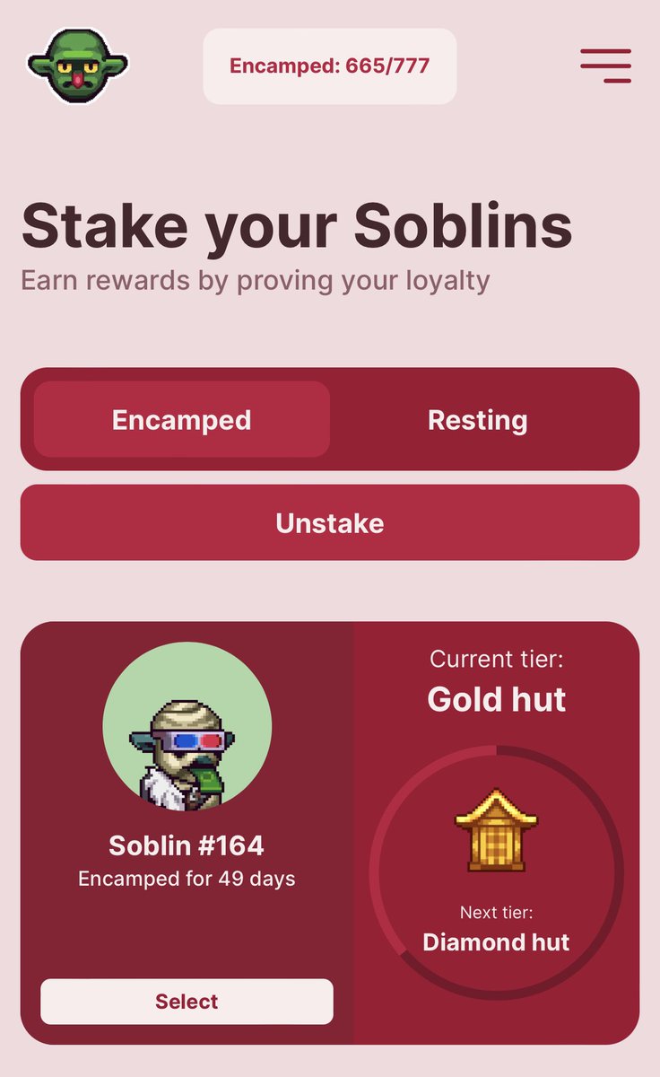 pie2rick's tweet photo. my @Soblins_  has been staked for 49 days now. My assessment after this month and a half spent with them. The team is working very, very hard and I can't wait to discover the game that is due out this week. The community remains united and the Stacking always remains above 650 which is great! Hate that the project explodes in the eyes of everyone 🔥🔥🔥. Good Job @Troopuh