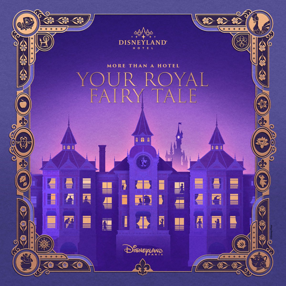 📜 Royal announcement! 👑 Save the late morning of 12th September 2023 in your diary, for this is when bookings open for the reimagined Disneyland Hotel.⚜️ Reopening in the first quarter of 2024! #DisneylandHotelParis