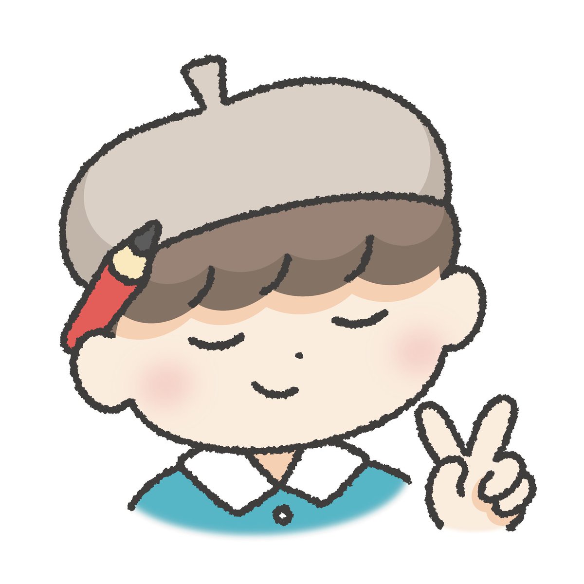 「ピース 」|こたのイラスト