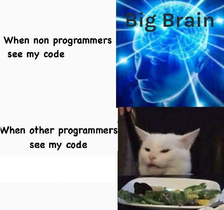 robertrisch_'s tweet image. #Robert #Risch - #Programmierer, die sich meinen #Code ansehen: Ihr Code ist ekelerregend #Coding #Programming #CodeLife #DevLife #WebDevelopment #Programming #memes #jokes