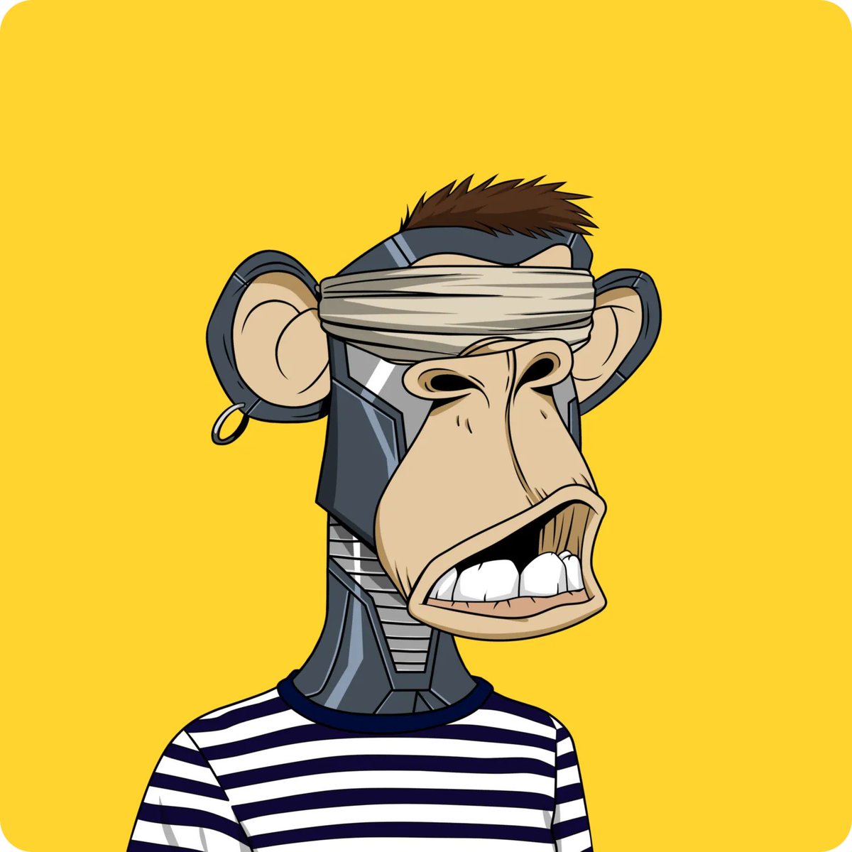tribeodyssey's tweet photo. It's @0xApes_NFT Monday TRIBΞ! 🟨

And on Mondays we are blinded by Yellow! 😎

🟨0xApes #18782🧪 Tribe #8782🟥

Species: Simianoid
Optics: Villian
Mouth: Yawn
Apparel: Raglan
Piercings: Silver Warrior
Headwear: Long Faux Hawk

https://t.co/NuyWh7ar7V https://t.co/oy3leQtSG9