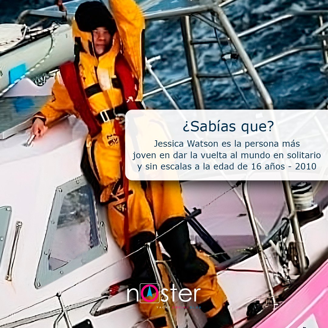 NosterApp's tweet photo. ¡Un récord marítimo inolvidable! 🛎

A los 16 años, Jessica Watson se convirtió en la persona más joven en dar la vuelta al mundo en solitario y sin asistencia. Durante 210 navegó por los océanos, superando obstáculos y persiguiendo su sueño de conquistar el mundo. https://t.co/ItHeHaL5gd