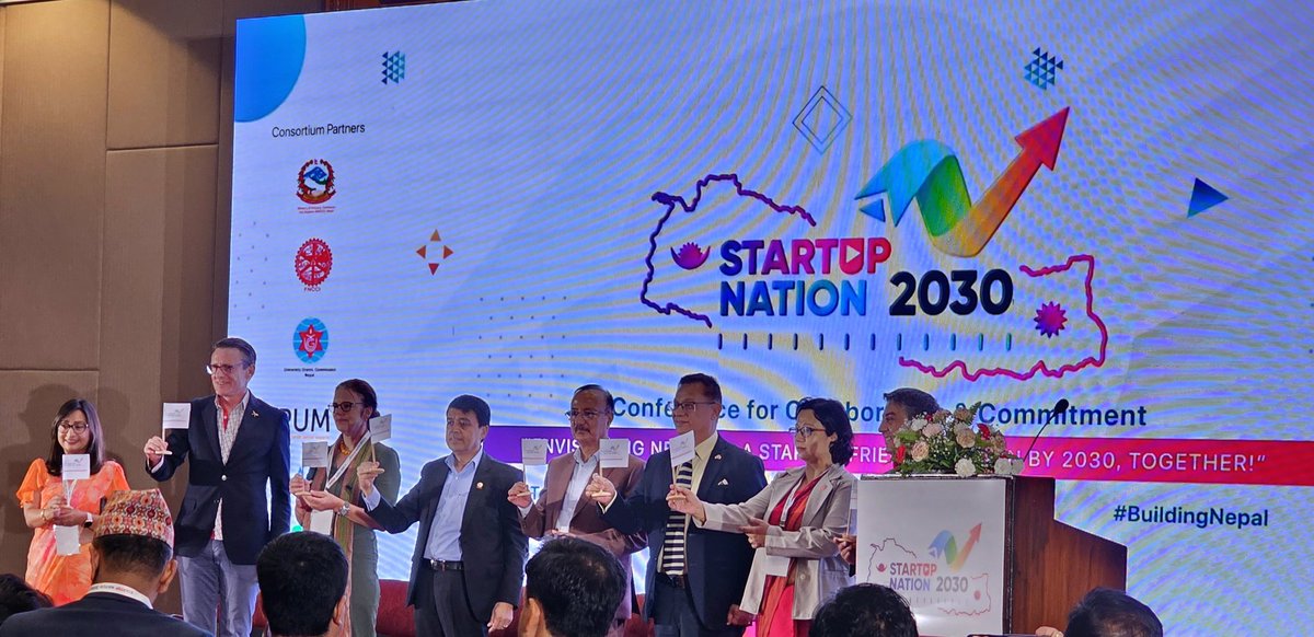 arunbshrestha's tweet photo. Inspiring commitments made to make Nepal a thriving #StartupNation
Need to ensure that those commitments turn into tangible actions.
@fncci_nepal @icimod @AntarpreranaNP @giz_gmbh @AnuJoshiShresth
#TogetherWeCan #BuildingNepal https://t.co/M1RHazrh67