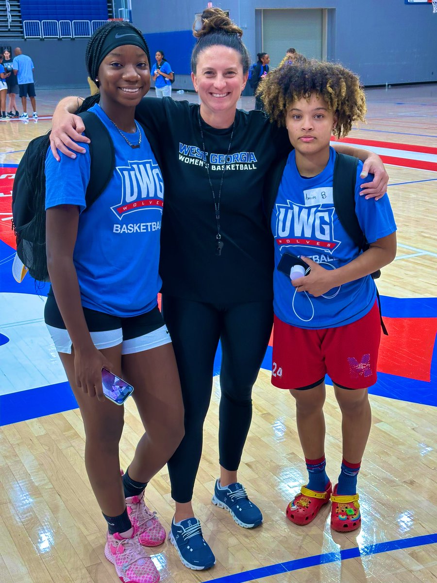 Had a great time at @WolvesWBB camp this weekend!!