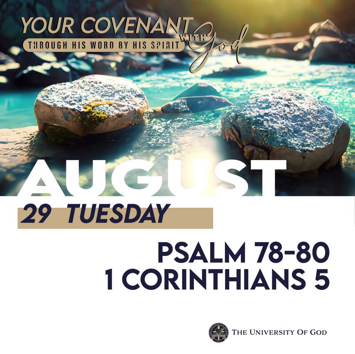 theuogofficial's tweet image. “Faith justifies and purifies us, and thus removes the mountain of guilt that had separated us from God.”

Download your daily reading plan for the year 2023: bit.ly/3TMgQCO
#CovenantWithGod #week35 #UOG #Racine #Rut