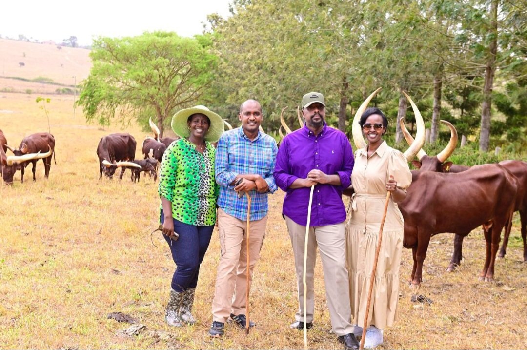 mkainerugaba's tweet photo. On our way back from the Golden Anniversary in Ntungamo, my family and I were happy to spend a night at Honourable @FrankTumwebazek's beautiful @emburara. I thank him very much for putting up this very beautiful lodge near Mbarara City. I encourage you all to visit. https://t.co/G9I0KiCuAY