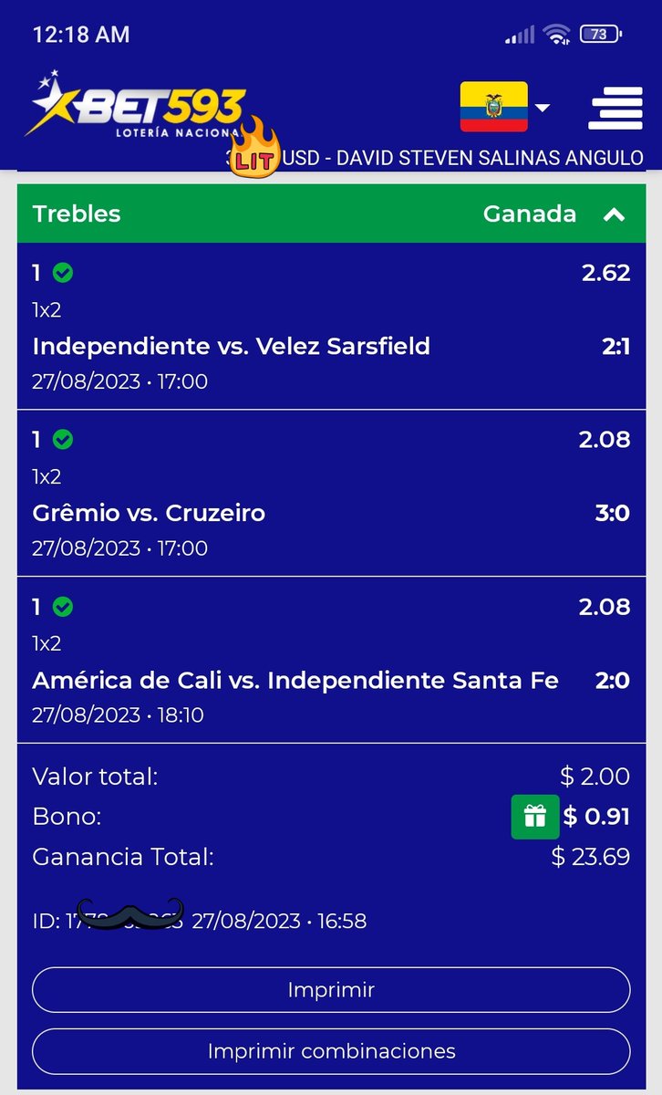 Apuesta deportiva del domingo ganada 💪🏻💵💲✅ <a href="/bet593/">Bet593oficial</a> #futbolargentina #futbolBrasileño #futbolcolombiano