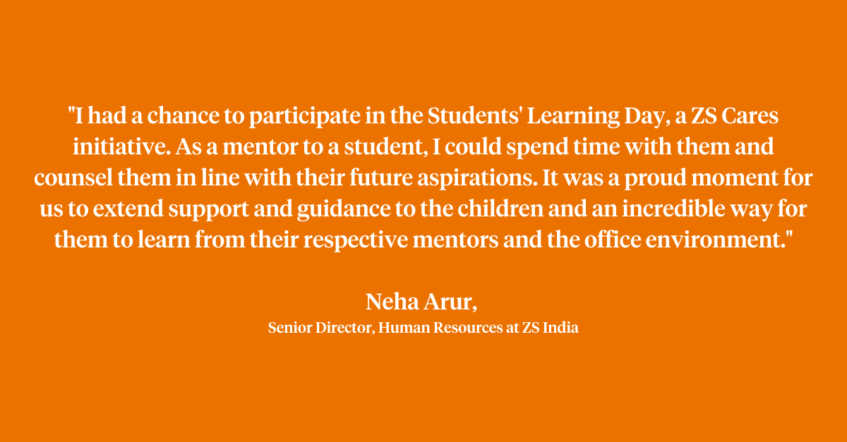 ZSAssociates's tweet photo. In partnership with @lendinghandsf and @JeevanStambh, we invited kids to our Delhi office where ZS leaders provided them with learning opportunities and introduced them to a professional work environment.
#ZSCares #lifeatZS https://t.co/Gb8516QKz6