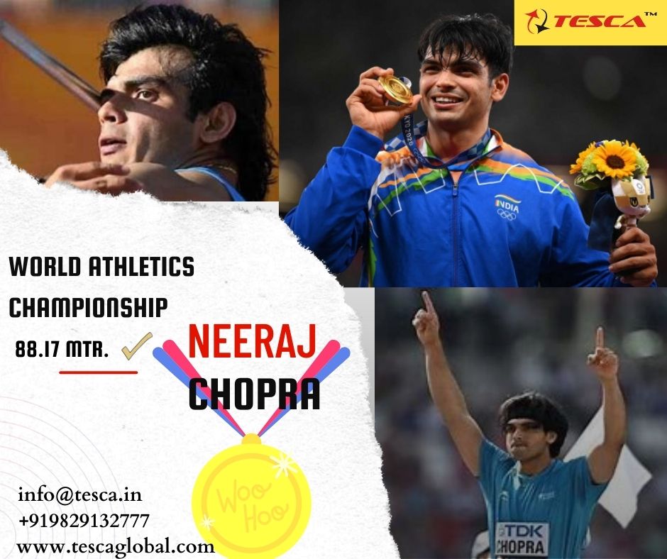 tescaglobal's tweet photo. What an incredible achievement! @neeraj_chopra1 has shown the world that India is a force to be reckoned with in athletics.
#JavelinThrow #GoldMedal #BelieveInYourself #ThankYouNeeraj #NeerajChopra #Athletics #tvet #education #innovation #skills #tescaglobal #wethink #unesco https://t.co/BVrX1k2iGn