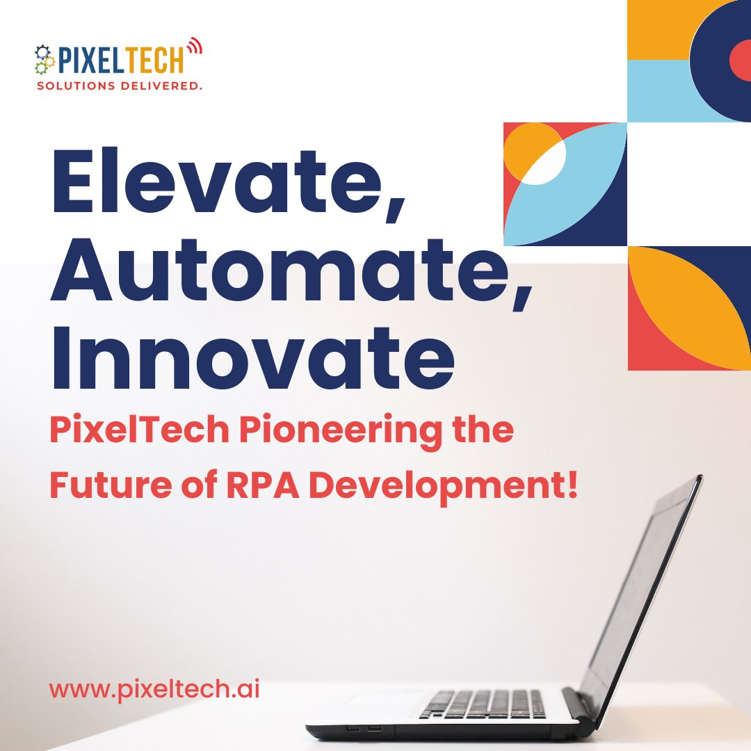 PixelTech_ai's tweet image. Experience the epitome of RPA innovation with PixelTech. We're not just coding, we're creating a pixel-perfect automated world!
#rpadevelopment #rpa
#mobileappdevelopment #erpdevelopment #erp #mobileapplication #mobileapplicationdevelopment #softwaredevelopmentcompany