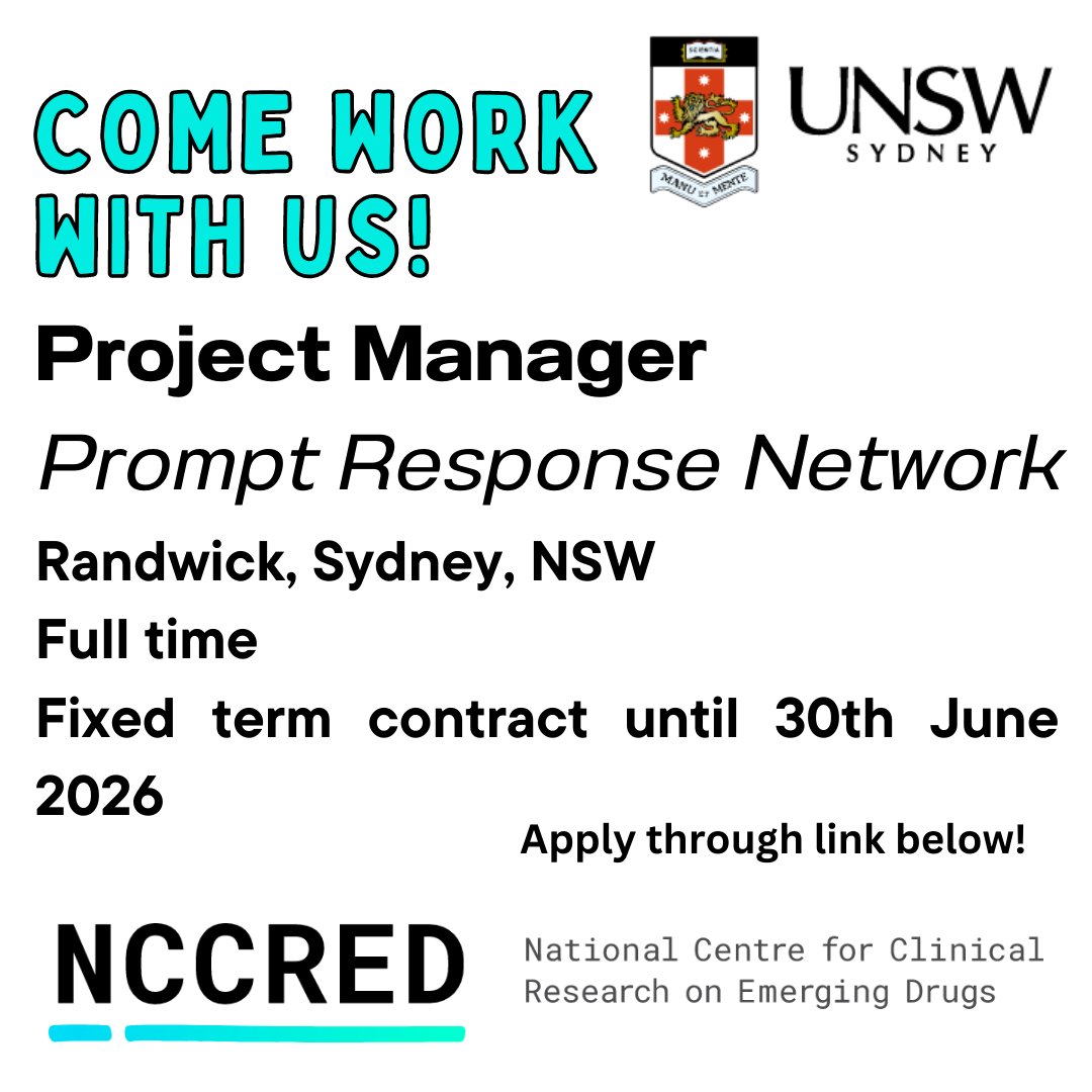 Come work with us! For more information and to apply, click the following link! external-careers.jobs.unsw.edu.au/cw/en/job/5189…