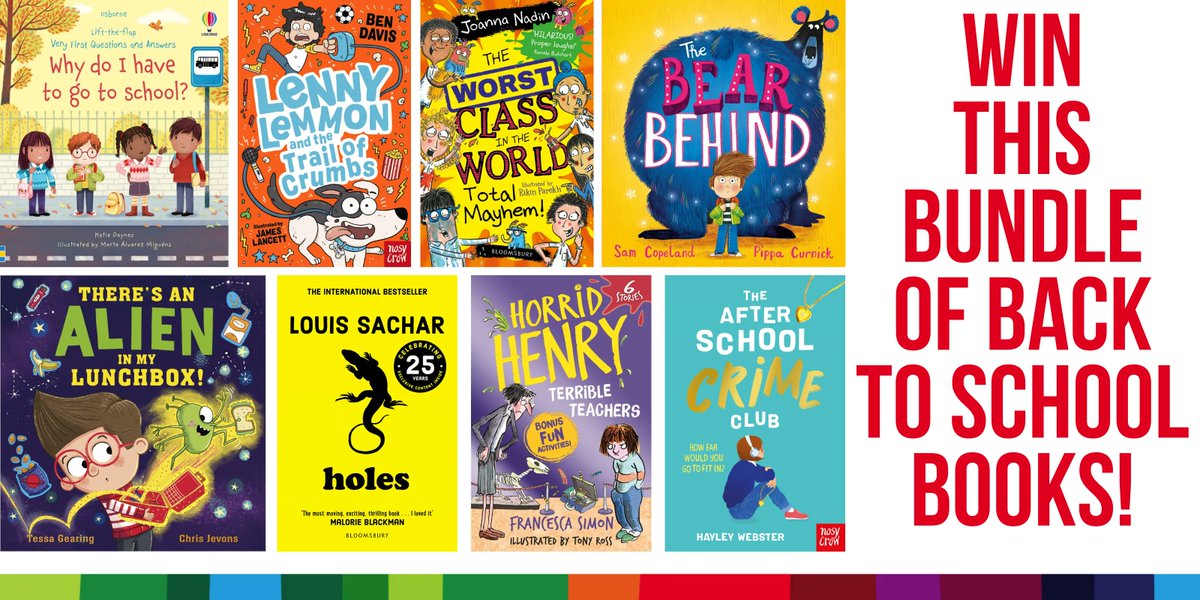 *SPECIAL GIVEAWAY* To kick start your school year win this superb bundle of EIGHT books for your primary school! Find out more over on our blog: bit.ly/3gcu1L5 To enter: RT, FLW + post a GIF showing how you feel about #BacktoSchool2023 UK/IE 03/09 #edutwitter