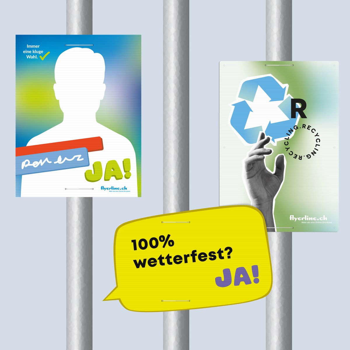 Hochsaison im Super-Wahljahr. Auffallen, Botschaften kommunizieren, Wahlprogramm vorstellen – Ideal mit dem Allwetterleichtplakat® von <a href="/flyerline/">Flyerline Schweiz AG</a>.
Jetzt mit 20% Rabatt auf flyerline.ch
#WahlCH23 <a href="/SVPch/">SVP Schweiz</a> <a href="/FDP_Liberalen/">FDP Schweiz</a> <a href="/GrueneCH/">GRÜNE Schweiz</a> <a href="/grunliberale/">Grünliberale Schweiz</a> <a href="/Mitte_Centre/">Die Mitte – Le Centre</a> <a href="/spschweiz/">SP Schweiz</a>