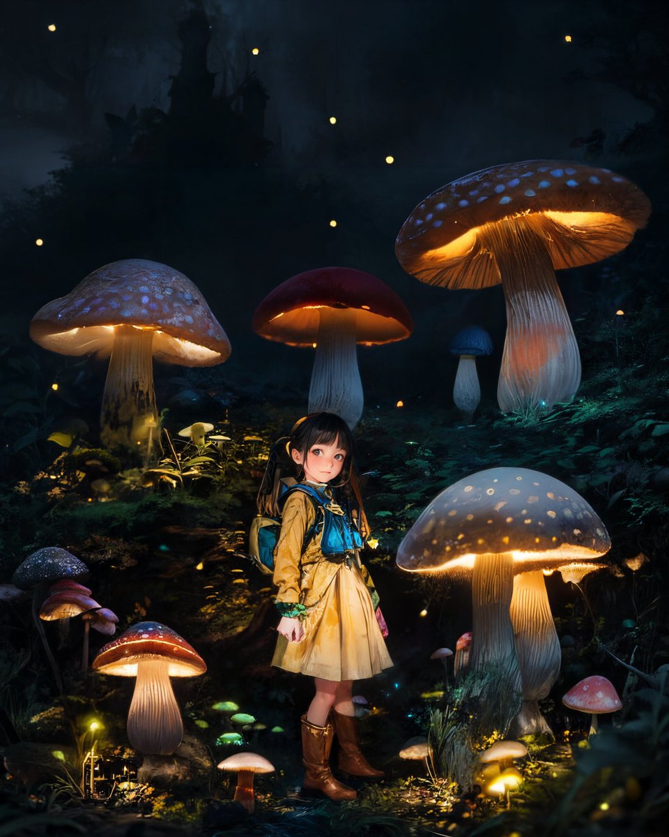 [ The Glow ] 

#glowingmushrooms #luminescentmushrooms
#magicalforest
#fantasyconcept #aiportraits #breakdomainrealistic #aiartcommunity #AIArtworks #AIイラスト #Automatic1111 #AIArtGallery #AIart