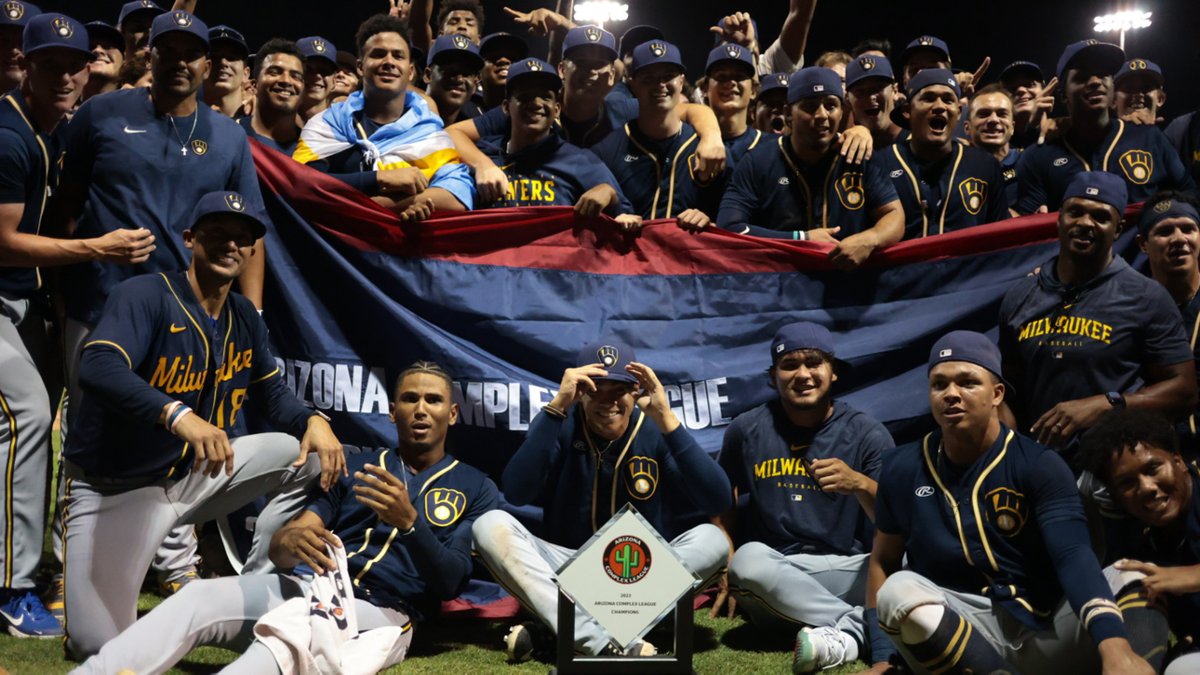 Simply the best!

The Arizona Complex League #Brewers have joined the FCL Braves as Rookie-level champs: atmilb.com/3qEpZ6G