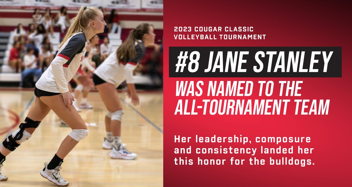🤩 All Tournament Team 🤩

Jane Stanley was named to the 2023 Cougar Classic Volleyball All Tournament Team❗️

<a href="/Sanrafaeldawgs/">San Rafael Athletics</a> <a href="/marinij_sports/">Marin IJ Sports</a> <a href="/westcoastpreps_/">West Coast Preps</a>