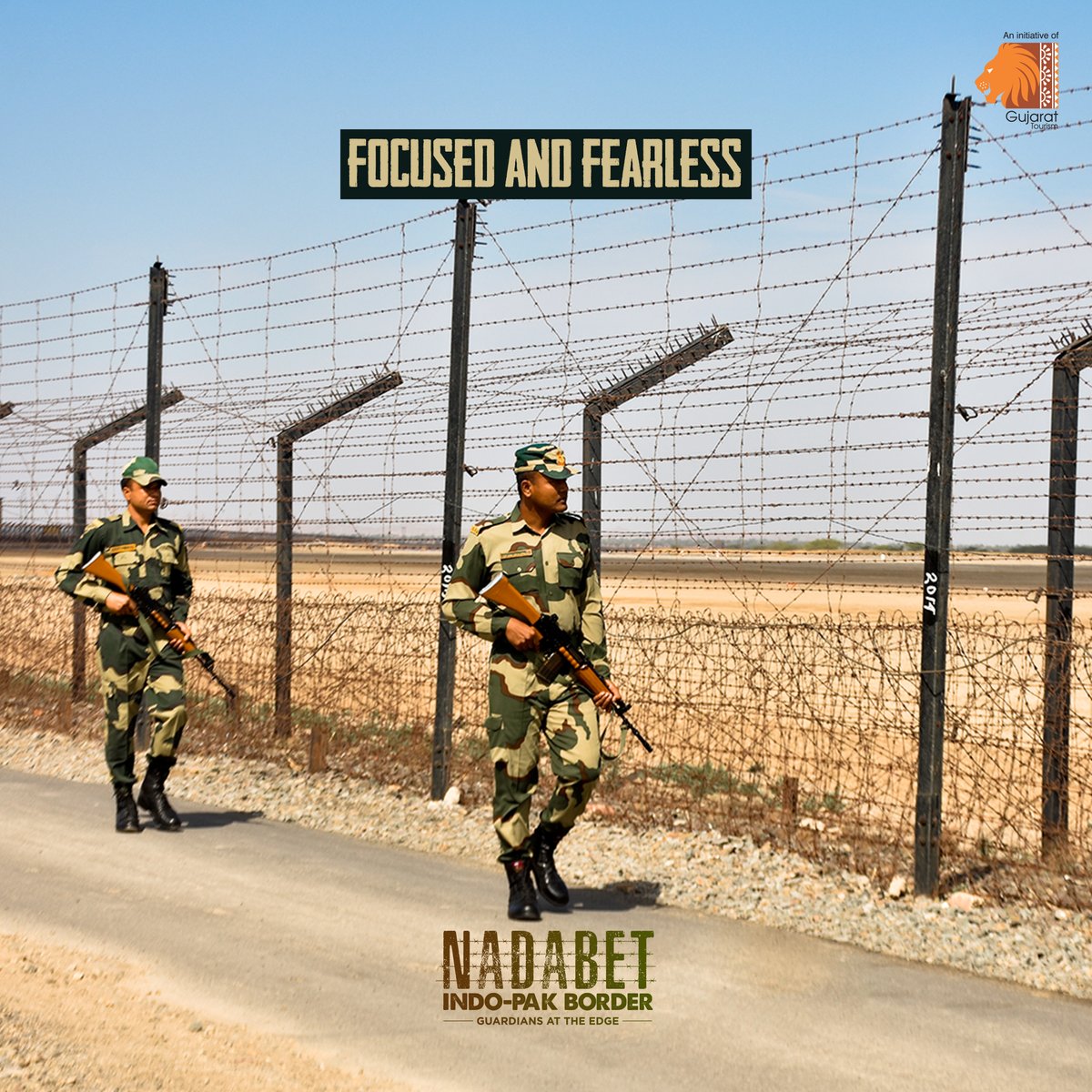 VisitNadabet's tweet image. Amidst the challenging terrains and unpredictable moments, the resilience of our jawans at Nadabet shines brighter than ever, a beacon of hope and strength.

#focusedandfearless #borderview #Jawans #visitnadabet #IndoPakBorder  #gujarattourism #exploregujarat #incredibleindia