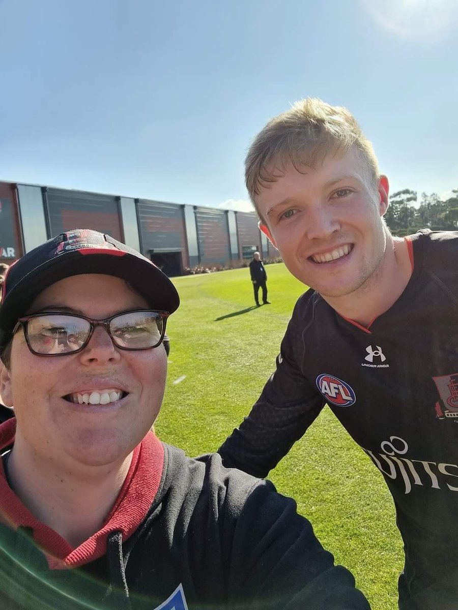 Congratulations @cianmcbride11 on a great career at @essendonfc. Good luck with everything in the future mate xoxo ❤️🖤