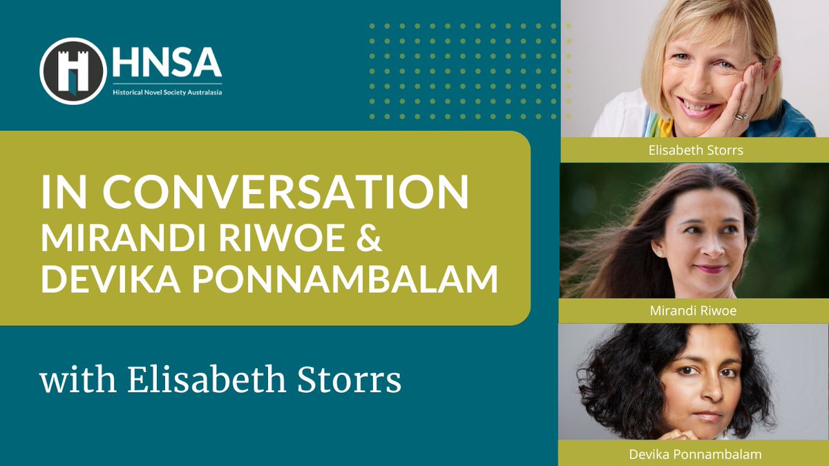 Passionate about #historicalfiction? 📜✨ Join ELISABETH STORRS, MIRANDI RIWOE & DEVIKA PONNAMBALAM at #HNSA2023! Dive into tales that shift from Euro-centric views to broader narratives. Discover the challenges & triumphs of refocusing #history.  hnsa.org.au/2023-hnsa-conf…