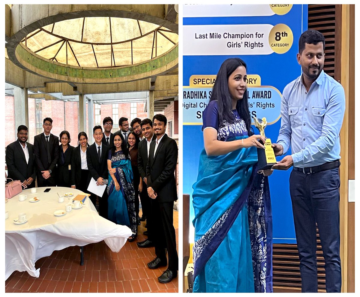 LAS_CLC's tweet photo. The students of the Legal Aid Society of Campus Law Centre, University of Delhi were felicitated for their contribution as external evaluators for the 6th Plan India Impact Award 2023. 
Dr. Anita Yadav, Teacher Convenor, Legal Aid Society was also felicitated for her contribution https://t.co/wOyw9hhjYo