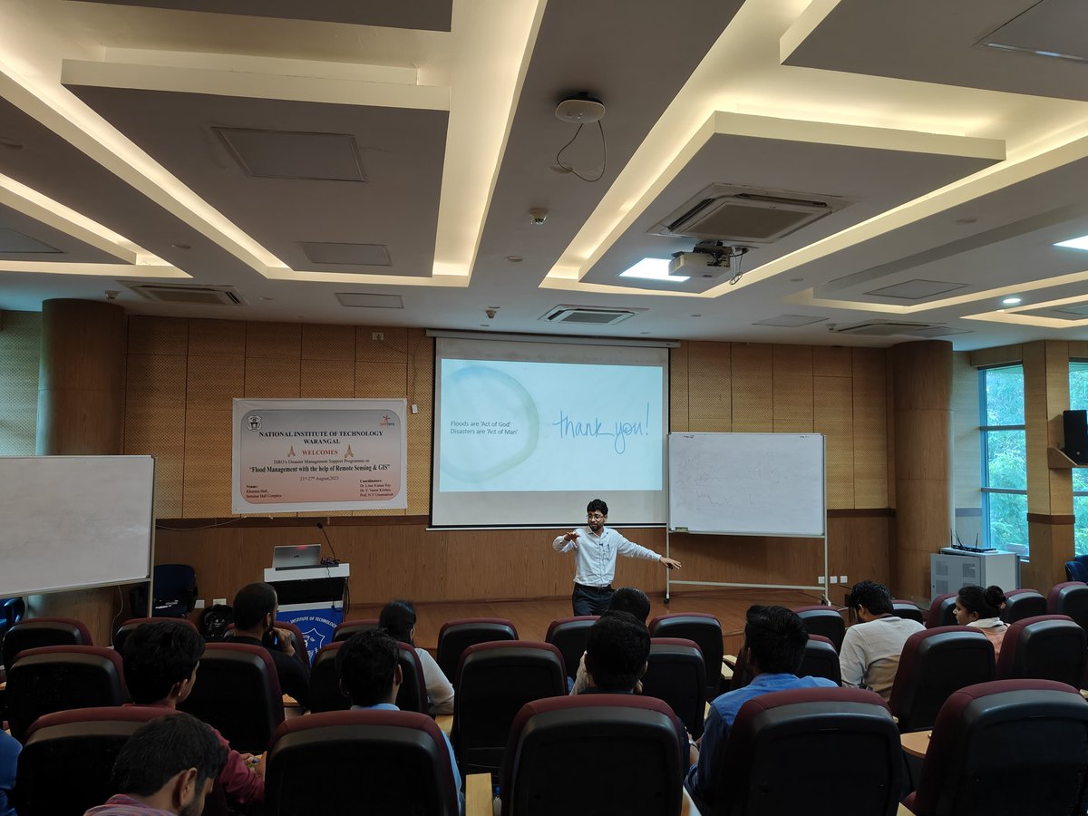 NIH_Hydrology's tweet photo. Dr. DS Bisht, Scientist 'C', delivered a lecture titled 'Navigating Urban Flooding: Exploring Hydrological Challenges and Pathways to Resilience' at the workshop on 'Flood Management with the help of Remote Sensing and GIS' on August 26, 2023. https://t.co/JH035MHpNB