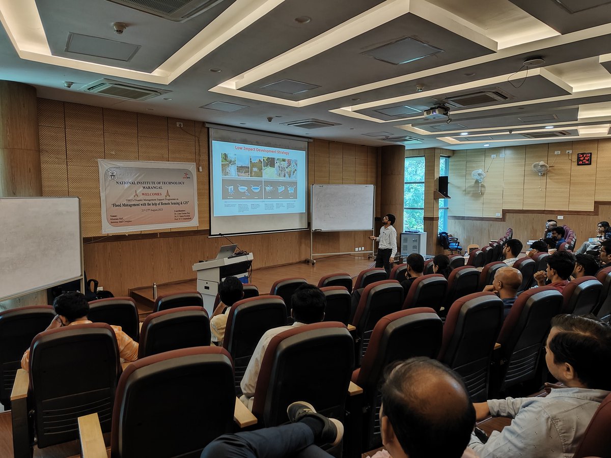 NIH_Hydrology's tweet photo. Dr. DS Bisht, Scientist 'C', delivered a lecture titled 'Navigating Urban Flooding: Exploring Hydrological Challenges and Pathways to Resilience' at the workshop on 'Flood Management with the help of Remote Sensing and GIS' on August 26, 2023. https://t.co/JH035MHpNB