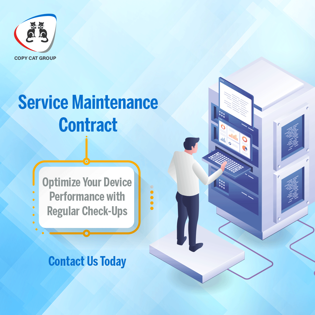 CopyCatGroup's tweet photo. Machine #breakdowns can be frustrating and disruptive to your business operations.
To prevent this, we offer #regularmaintenance check-ups to our clients under contract.
We also offer fast #support help you get back up and running as quickly as possible. https://t.co/6bKMcuMNJJ