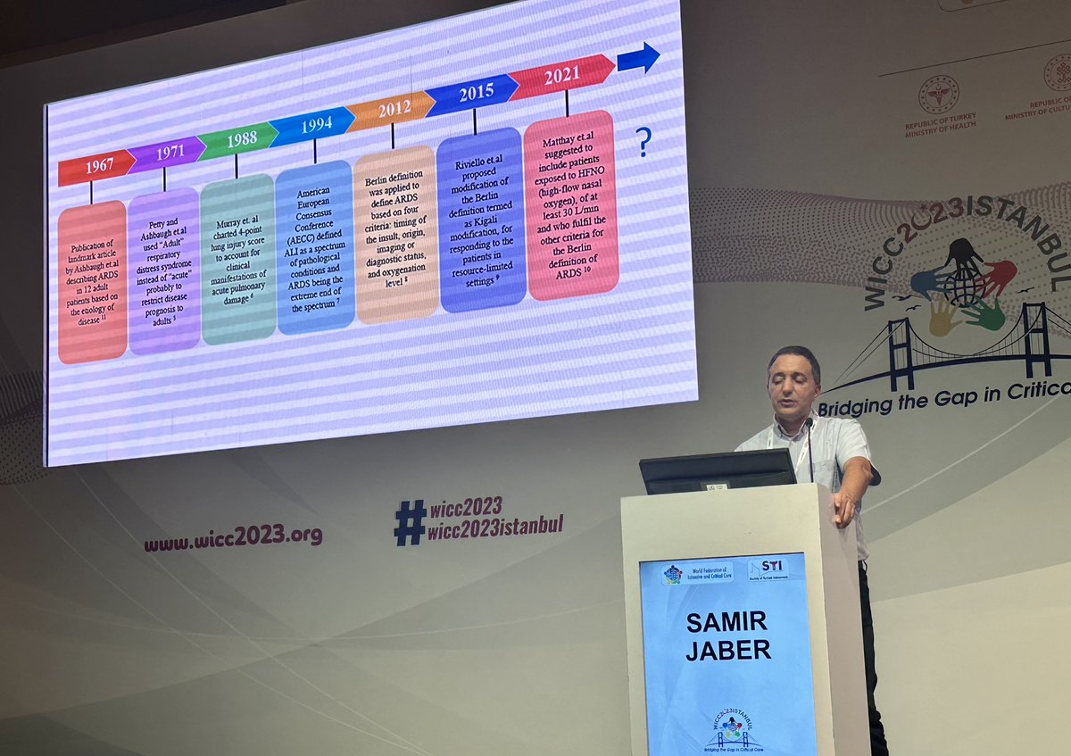 Jan De Waele MD (@criticcaredoc) on Twitter photo We continue at the <a href="/ESICM/">ESICM</a> <a href="/turkishintensiv/">Türk Yoğun Bakım Uzmanları Derneği (TÜYUD)</a> joint symposium at  #WICC2023 with <a href="/JABERSamir3/">Samir JABER</a> on new #ARDS definitions - also new hopes?? We continue at the <a href="/ESICM/">ESICM</a> <a href="/turkishintensiv/">Türk Yoğun Bakım Uzmanları Derneği (TÜYUD)</a> joint symposium at  #WICC2023 with <a href="/JABERSamir3/">Samir JABER</a> on new #ARDS definitions - also new hopes??