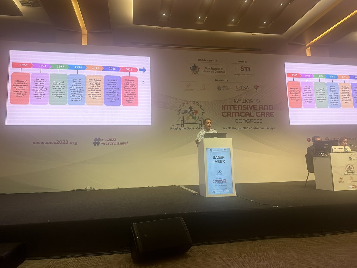 Silvia De Rosa (@silviaderosa11) on Twitter photo #ESICM Symposium
Advances in the understanding of critical care illness - ARDS: New definition, new hopes <a href="/JABERSamir3/">Samir JABER</a> <a href="/ElieAzoulay5/">Elie Azoulay</a> <a href="/KatiaDonadello/">Katia Donadello</a> 
#WICC2023 #wicc2023istanbul #ESICM Symposium
Advances in the understanding of critical care illness - ARDS: New definition, new hopes <a href="/JABERSamir3/">Samir JABER</a> <a href="/ElieAzoulay5/">Elie Azoulay</a> <a href="/KatiaDonadello/">Katia Donadello</a> 
#WICC2023 #wicc2023istanbul