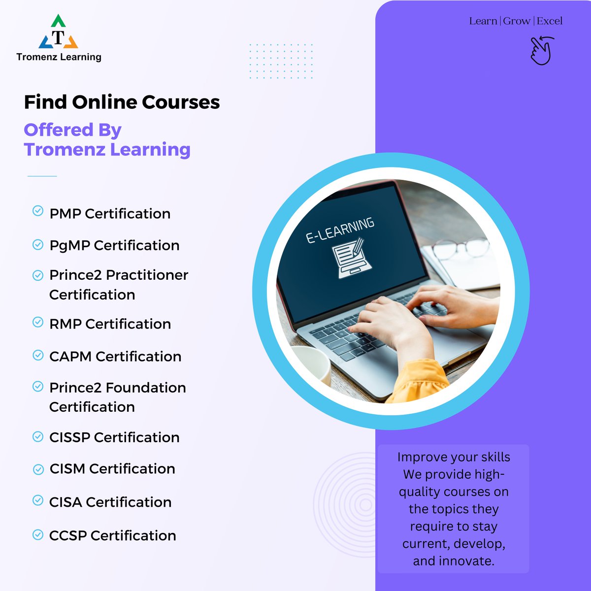 tromenzlearning's tweet photo. Elevate your skills with the PgMP Certification Training and unlock new horizons of project management excellence.
#PgMP #ProgramManagement #CertificationJourney #ProjectLeadership
#ProgramExcellence #ProfessionalDevelopment #CareerAdvancement https://t.co/c169IstGbk
