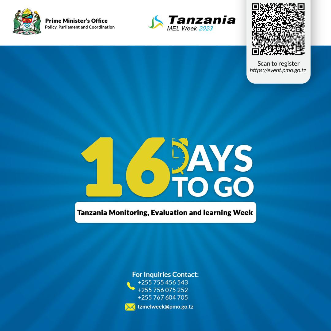 #uratibuHabari #tanzaniamelweek #MELWeek2023 #TanzaniaMEL #govtaccountability #TanzaniaMEL #GovtAccountability #MELCulture #EvaluationForImpact #PolicyMakers
#TanzaniaDevelopment #ICTforMEL #InnovationInGovt #TanzaniaTourism  #DataDrivenDecisions #MELInnovation #sustainable