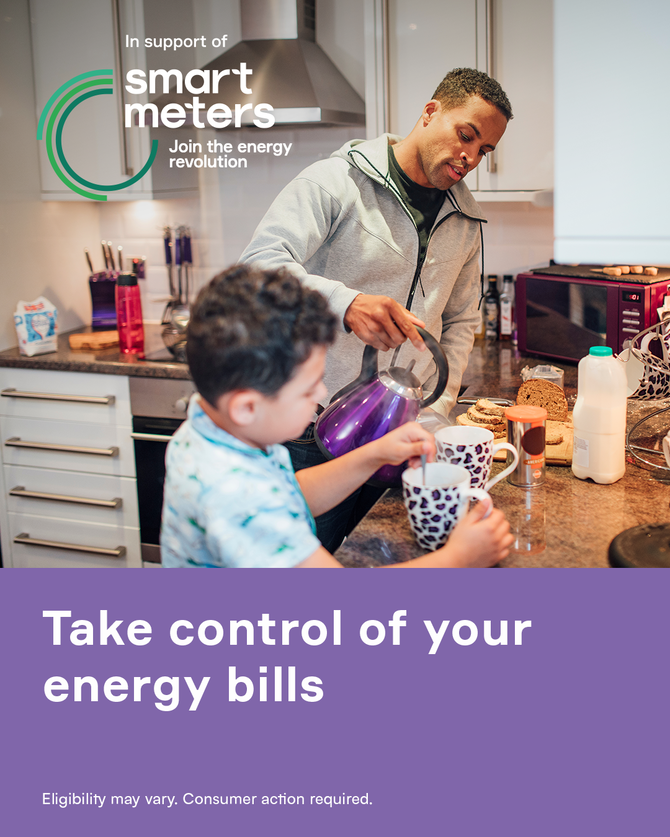 ConnectedEK's tweet photo. #AD

If you’re a prepay customer, you can still get a smart meter. The in-home display will show you when you need to top up. You can do this through an app on your phone, or at the shop.

Contact your energy supplier and request a smart meter today 👉 https://t.co/cpZp4R46vv https://t.co/OOcgcMRCjC