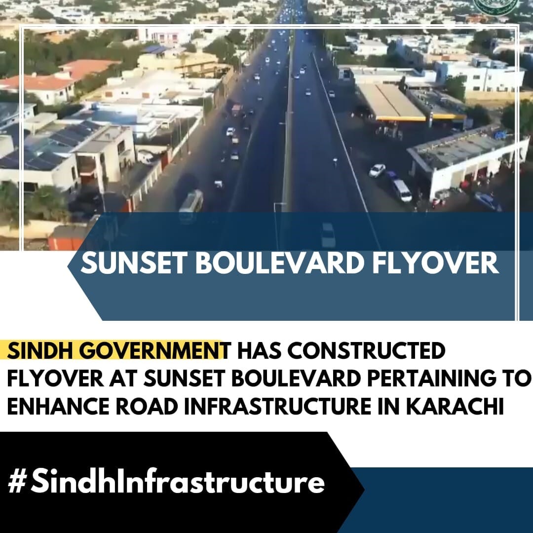 NuzhatRazzak1's tweet photo. Sunset boulevard flyover..
#sindhinfrastructure https://t.co/NrgVUE2ycP